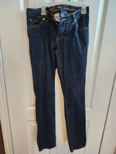 Arizona Jean Co Super Skinny Low Rise Jeans Size 9 Dark Wash Stretch Denim