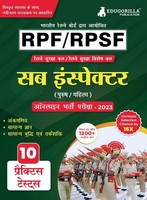Rpf/Rpsf Sub Inspector Recruitment Exam Book 2023 (Railway Protection Force)...