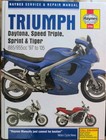 LIKE NEW! Haynes Repair Manual Triumph Daytona, Speed Triple Sprint & Tiger 3755