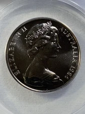 1984 Australia 20 Cents Graded MS 68 by ANACS