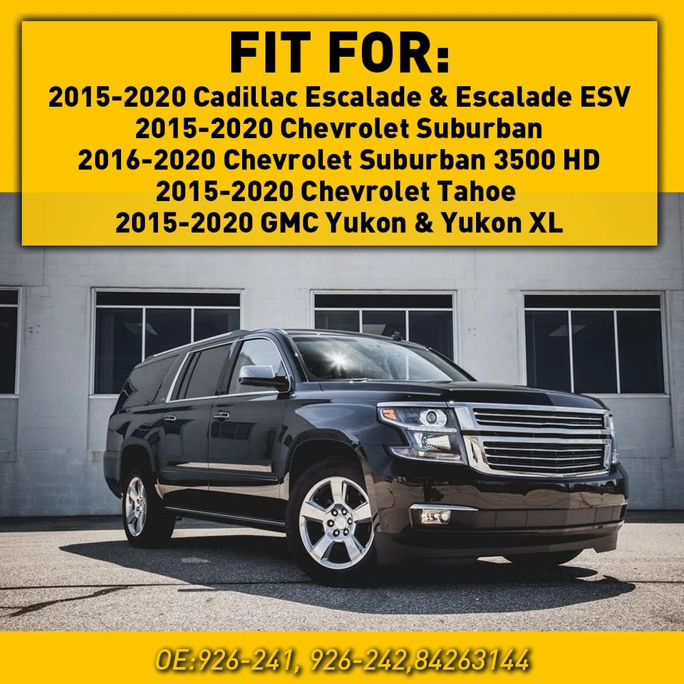 Moldura de puerta de pilar B para Cadillac Chevy GMC 16 2015 17-20 926-241 926-242 Foto 2 de 4