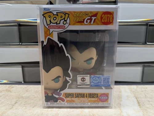 Funko Pop! Dragon Ball GT Super Saiyan 4 Vegeta Flocked Chalice Collectibles PR