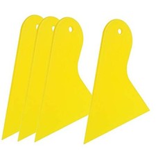 Yellow Plastic Scraper Tool Car Vinyl Wrap Squeegee Window Film Squeegee for
