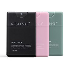 Noshinku - Refillable Hand Sanitizer Discovery 3-Pack, Travel Size Spray with...