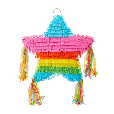 Multicolor Rainbow Star Party Pinata, 20'' x 20'', by Way To Celebrate