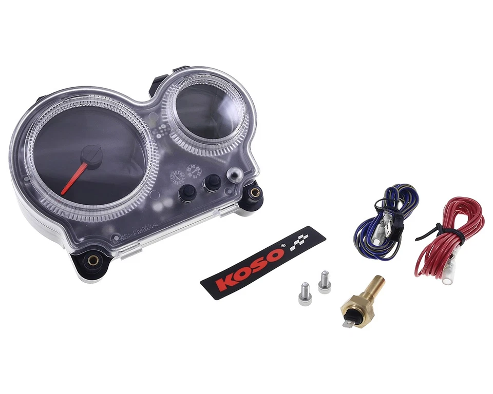 Tacho Einheit KOSO GP EVO kompatibel für Yamaha Aerox, MBK Nitro Digital Tacho - Bild 2 von 4