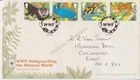 GB ROYAL MAIL FDC COVER 2011 WWF THE NATURAL WORLD STAMPS EX SHEET HANDWRITTEN