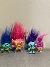 4- 2020 McDonald's Happy Meal Toy Trolls World Tour Party Poppy Pink w/ Glasses