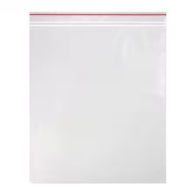 Minigrip Mgrl2p1215 Reclosable Bag, Zip Seal, 15 In L, 12 In W, 2 Mil Thick,