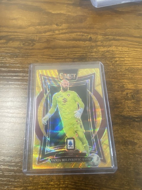 2024-25 Panini Select Serie A Terrace Vanja Milinkovic-Savic #20 Gold Wave 8/10