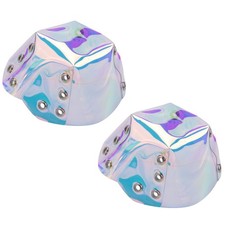 3X(1 Paar Skate Zehen Schutz PVC Roller Skate Zehen Kappen f&uuml;r Roller Skate7269