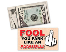 50 Pack Fake Parking Ticket Prank Cards Funny Gag for Bad Parkers