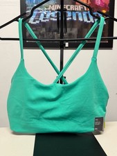 WU76 XXL All in Motion Seamless Racerback Sports Bra Light Heather Gray NWT