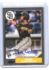 2022 Ivan Castillo Topps 1987 Black Auto RC 59/199 #87BA-IC (H422) $6 MAX SHIP