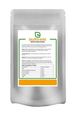 100 g | Whey Protein Schoko | Proteine | Buxtrade | Whey | Schoko | Pulver