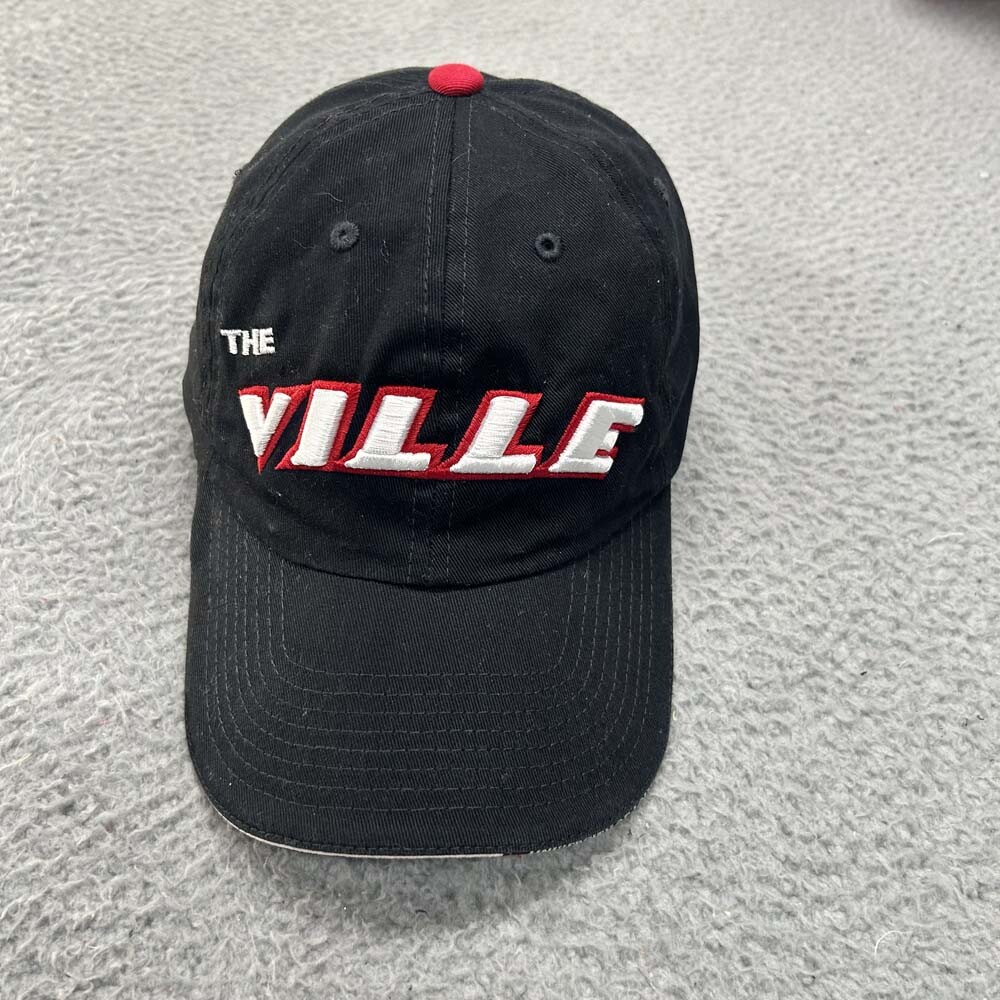 Louisville Cardinals Cap Hat Men One Size Strapback  UofL UL Ville Spellout