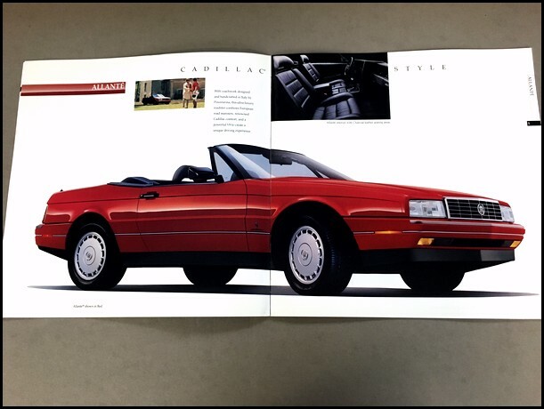 1990 Cadillac Sales Brochure Catalog DeVille Fleetwood Brougham