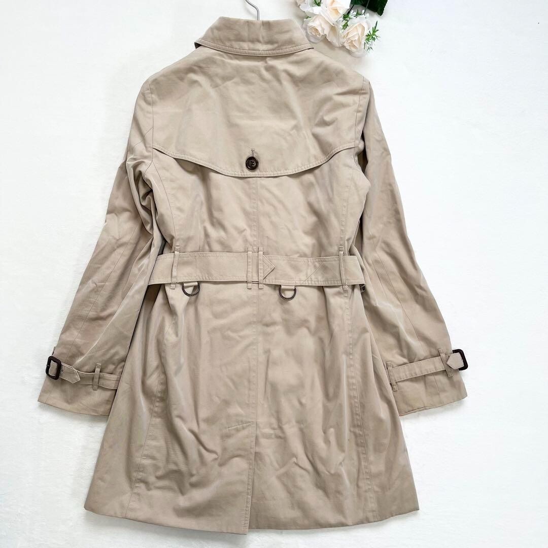 トレンチコート BURBERRY Women Jackets 8072716145553 A7028 Beige ロング カシミア トレンチコート (フラックス) - ウィメンズ