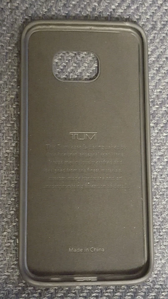 Auténtica Funda TUMI ASTOR de Lona Recubierta CO-MOLDE para Samsung Galaxy S7 Edge NEGRA Foto 2 de 2