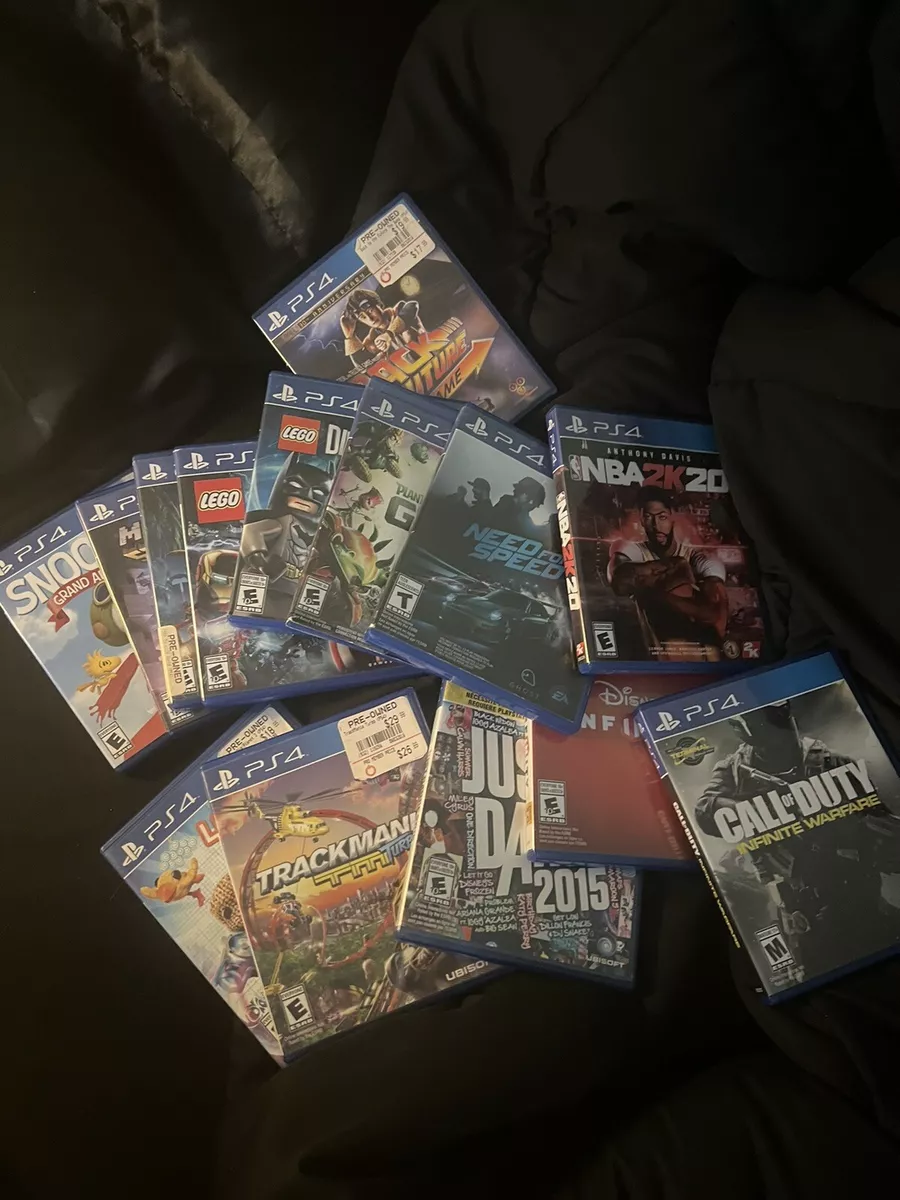 4 RANDOM PS4 GAMES ATLEAST 45 VALUE INCLUDIND 2k COD NEED FOR