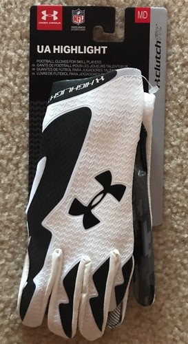 ua highlight football gloves
