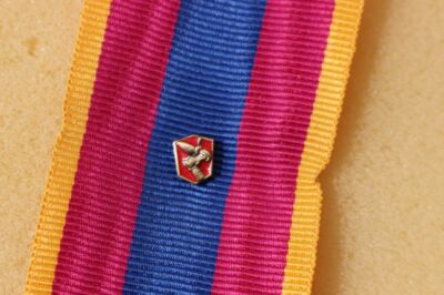 Miniature Silver FAS Badge Clip for Reminder Bar or Medal Reduction