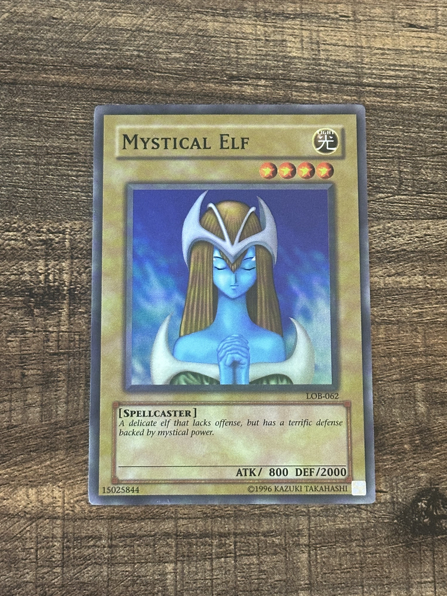Mystical Elf - LOB-062- Super Rare - Unlimited - Yugioh! | eBay