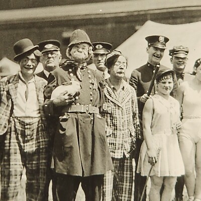 1930s Photo Sells Floto Circus Act Artists Crew Clowns Trapeze Performers Pa.