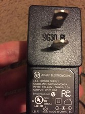 Leader MU05-N090060-A1 ITE Power Supply AC Adapter Output 9V 0.6A 600mA Charger