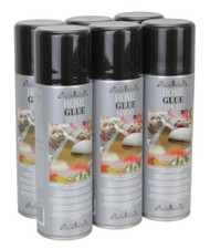Lot of 6 Adhesive Spray Glue Spray For Model Paper Cardboard Textile