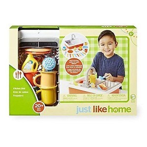 Just Like Home Toy Kitchen Sink Set Toys R Us 20pc Playset For