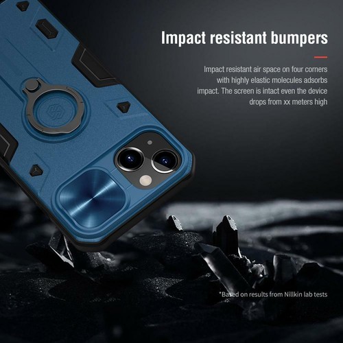 Nillkin CamShild Armor Impact Case for Apple iPhone 13 Black - Zdjęcie 7 z 9