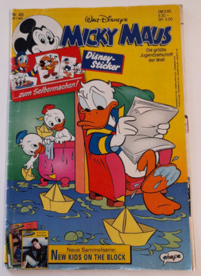 Micky Maus Heft Nr. 49 28.11.1991 Walt Disney Egmont Ehapa Verlag GmbH