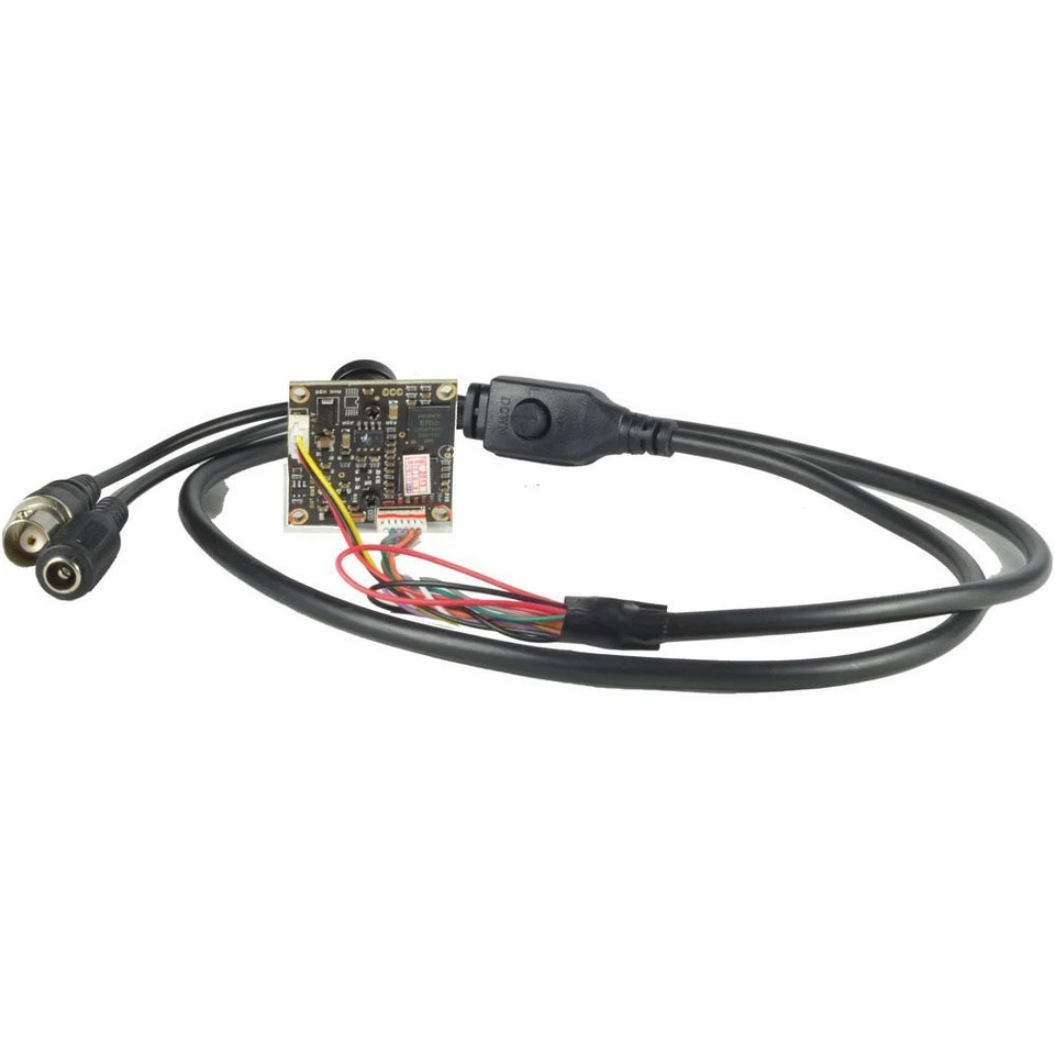 1/3" 700TVL CCD IR Color CCTV Camera Board PCB mainboard Analog with 3.7mm lens - Image 3 of 4