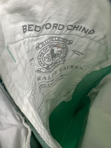 Polo Ralph Lauren New Mens Size 30 x 32 Classic Fit Chino in Offshore Green - Picture 17 of 18
