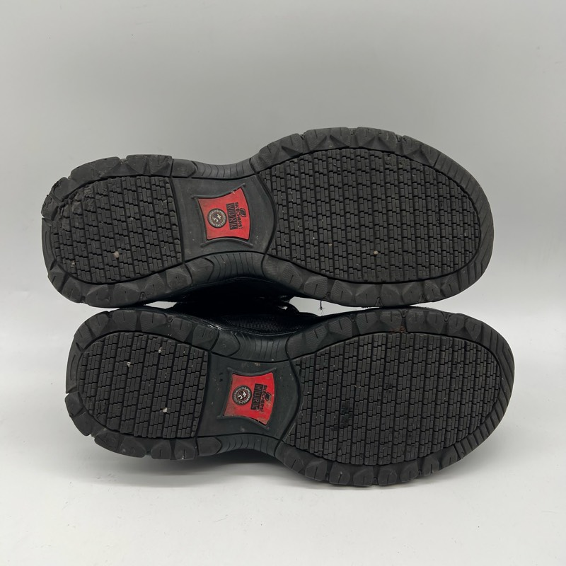 Skechers Ledom Work Safety Boots Men's 10.5 Black Leather Steel Toe