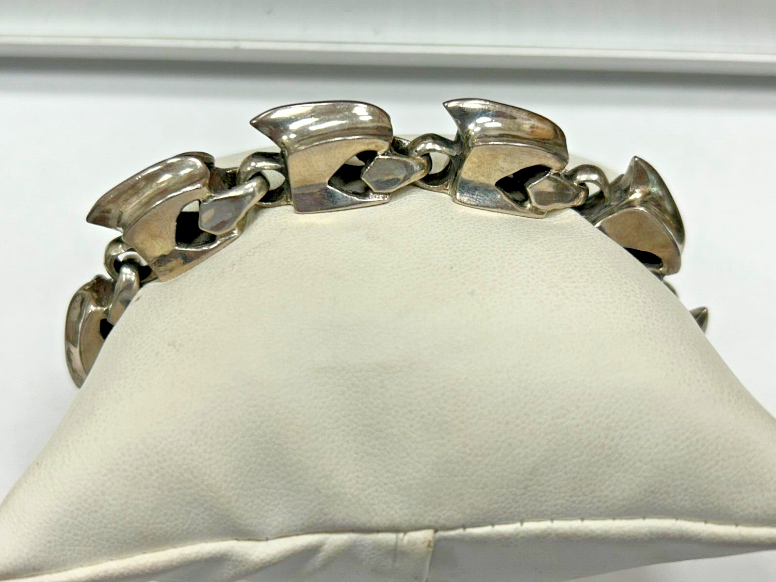 925 Sterling silver Solid 9 Inch Eagle Head Clasp… - image 6