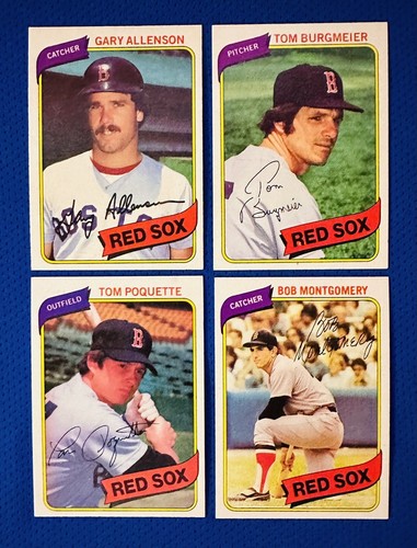 1980 TOPPS BOSTON Red Sox TEAM SET 29 CARDS NM/MT-MINT RICE/FISK/ECKERSLEY/YAZ - Picture 7 of 18