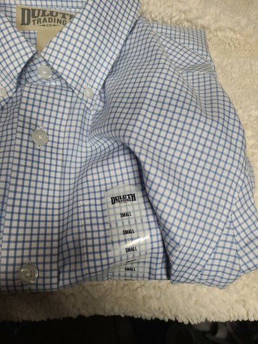 Duluth Trading Co. Plaid Work Shirt Size Small long sleeve Orginally $59.50 - Picture 2 of 3