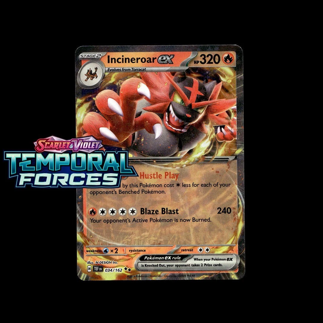 Incineroar Ex Pokmon TCG Cards for sale | eBay
