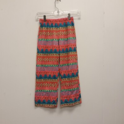 Circo Sleepwear Pants Size S Multicolor Geometric 100% Polyester free shipping 