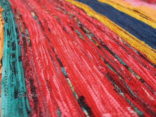 Indian Recycled Cotton Rug Chindi Multi Rug Floor Decorative Cotton Rag Rug - Picture 7 of 9