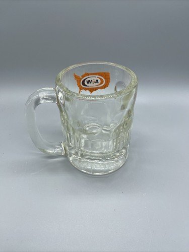 A & W Mug Collectible Heavy Glass Root Beer USA Map Logo - Picture 2 of 5