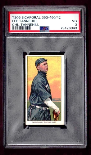 1909 T206 Lee Tannehill Chicago White Sox PSA 3 350-460/42