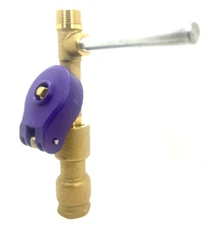 RECLAIMED WATER 3/4" LOCKING QUICK COUPLER VALVE RAIN BIRD, HUNTER COMPATIBLE