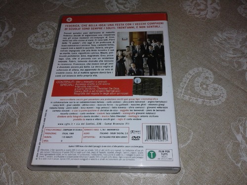 AUTOGRAFATO!! CARLO VERDONE COMPAGNI DI SCUOLA DVD CECCHI GORI 2004 OTTIMO - Foto 3 di 4