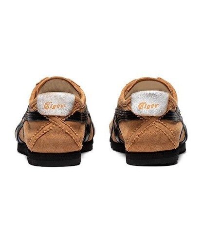 Zapatillas Onitsuka Tiger MÉXICO 66 DE LUJO HECHAS NIPÓN JAPONÉS MADERA CANDIDIASIS NEGRAS - Imagen 4 de 6