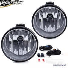 For 2005-2011 Toyota Tacoma Tundra Clear Lens Fog Lights Kit w/ Switch Wiring
