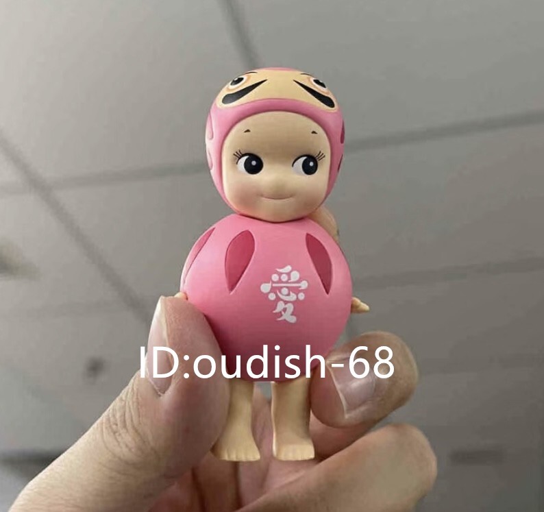 s*e様 TOMY サニーゴ フィギュア 222 初期 Pink Daruma Sonny Angel Japanese Good Luck Mini Figure