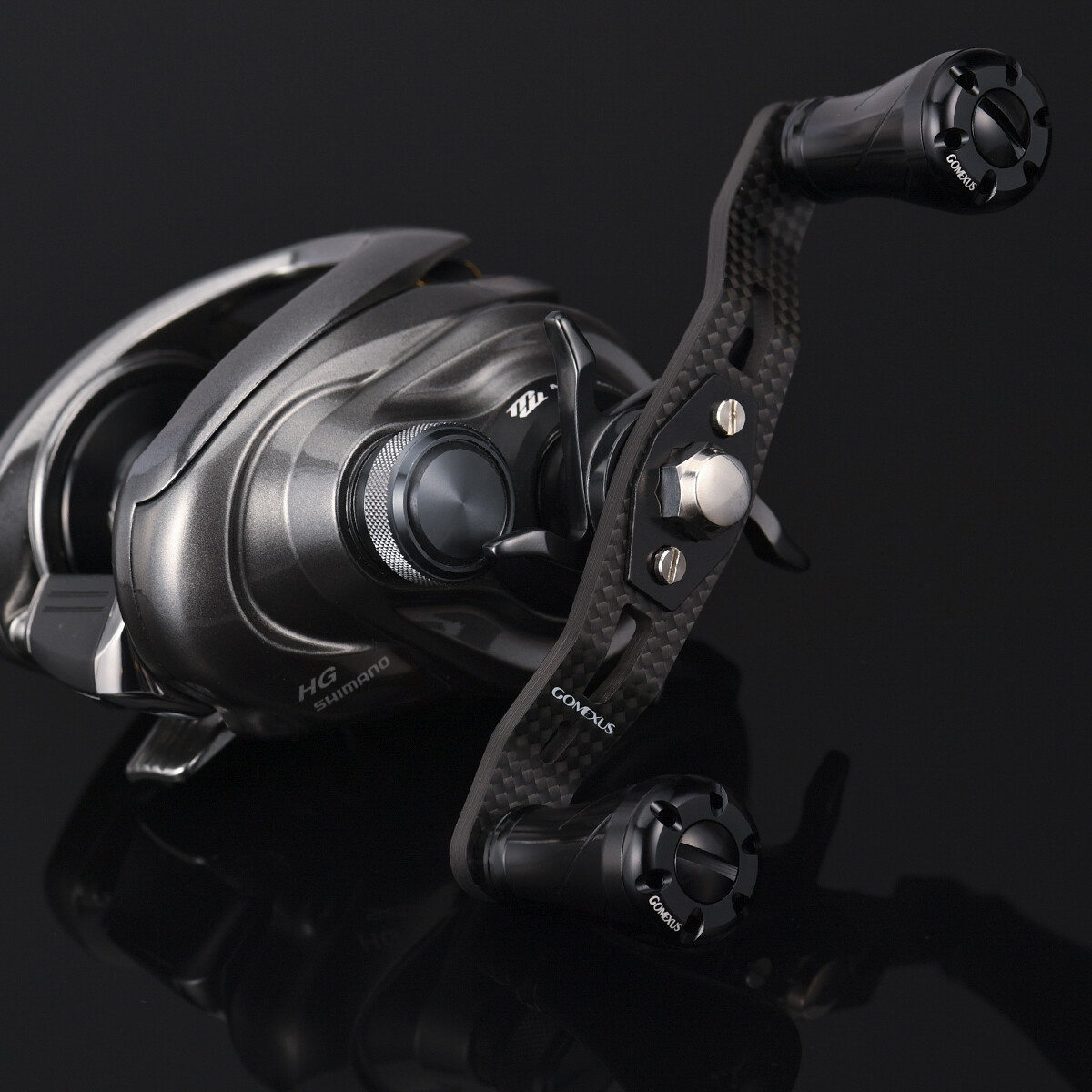 Gomexus Power Handle For Shimano Slx Baitcasting Reel 7x4mm Spindle 95mm Carbon For Sale Online Ebay